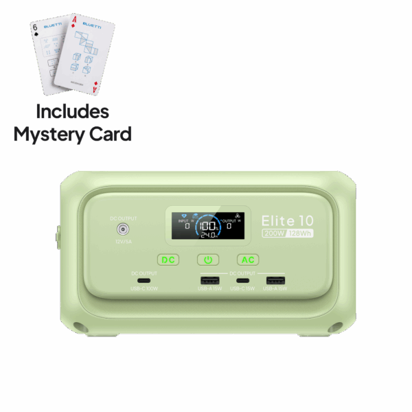 BLUETTI Elite 10 Mini Power Station | 200W 128Wh