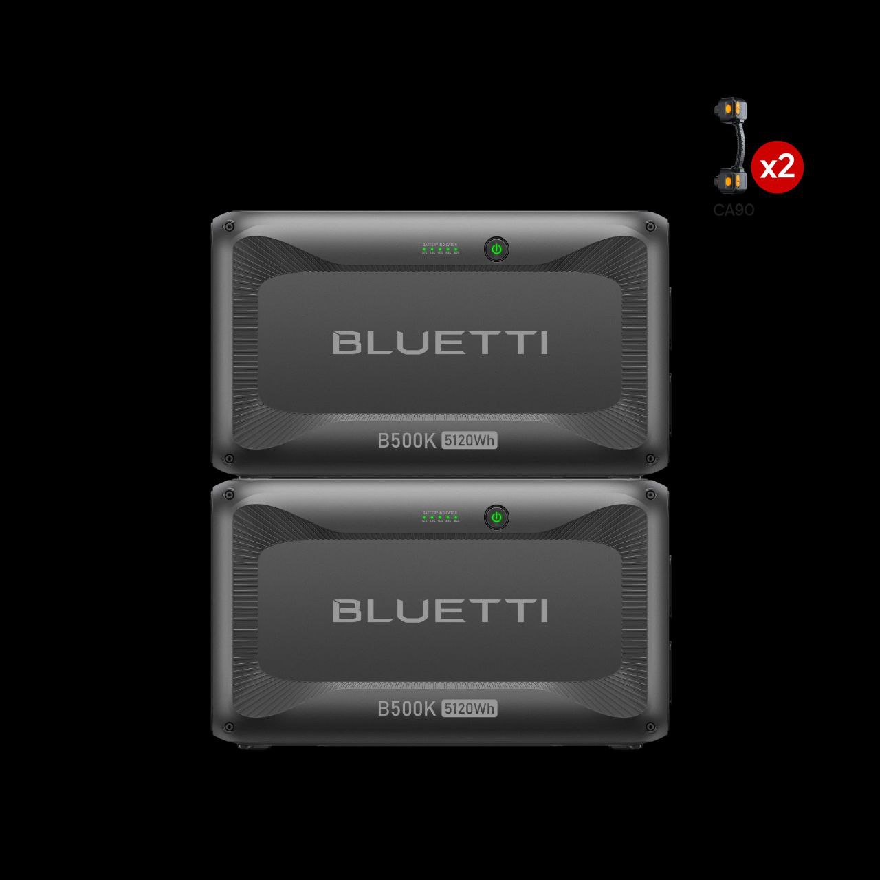 2*BLUETTI B500K Expansion Battery | 5,120Wh 5,120Wh | Compatible with Apex300.