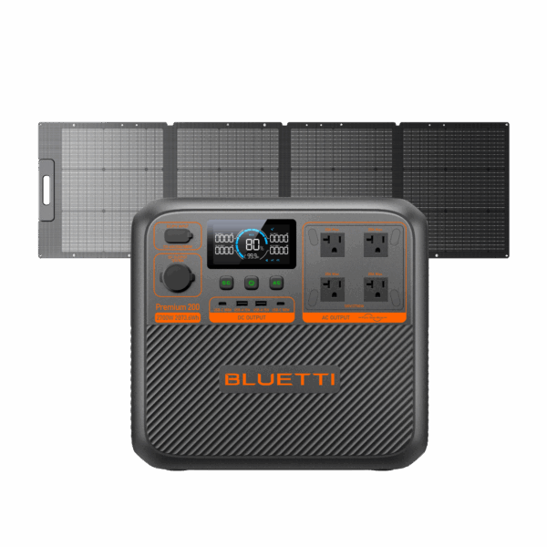 Premium 200 V2+200W Solar| 2,700W 2,073.6Wh,200W Solar Kit